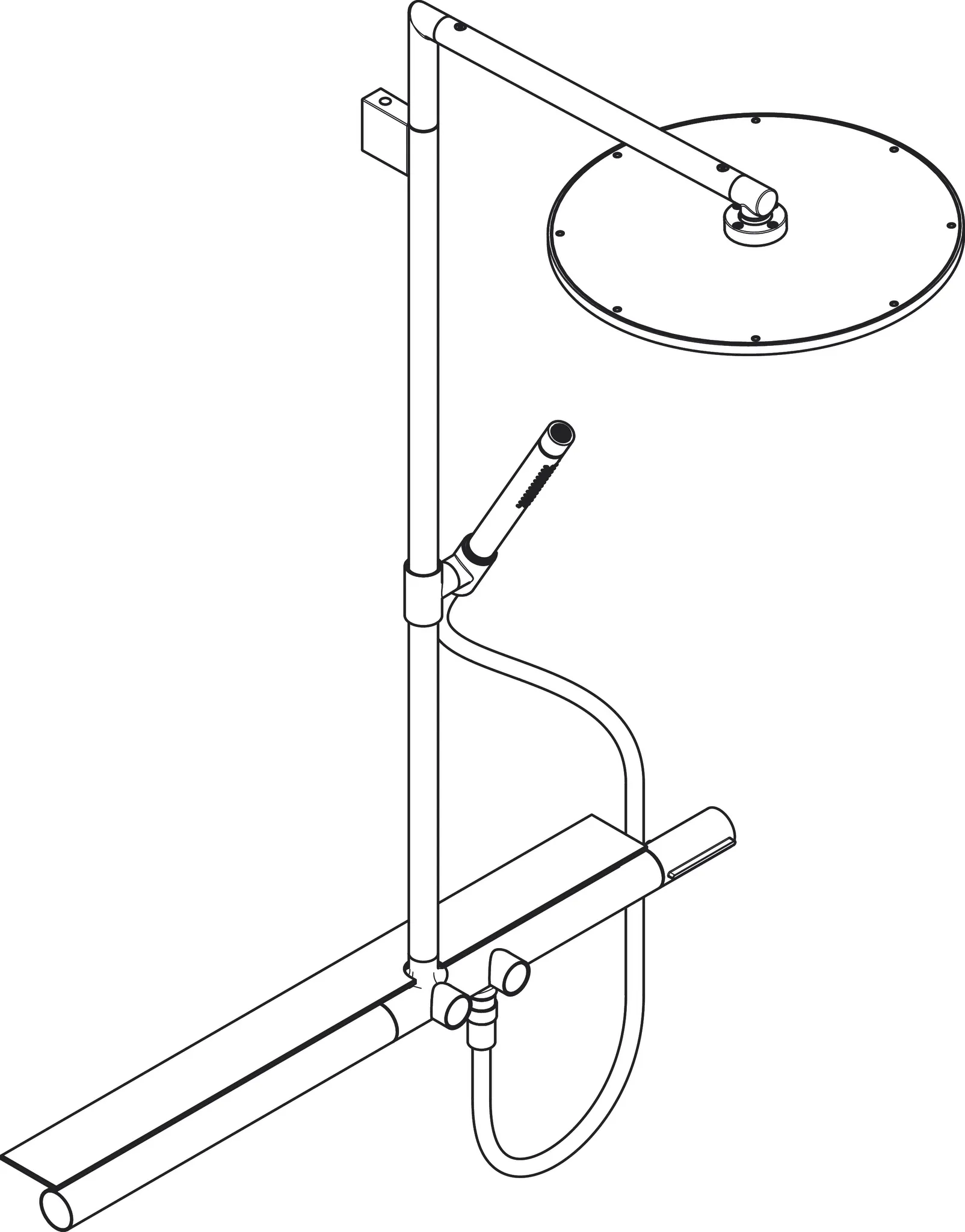 Showerpipe 800 Axor chrom Showerpipe 800 Axor chrom