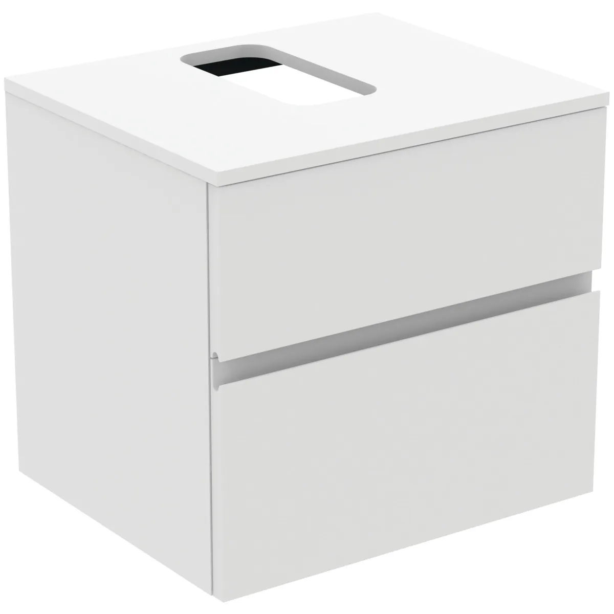 Ideal Standard Waschtischunterschrank Finesse, Weiß matt, 602x505x558mm