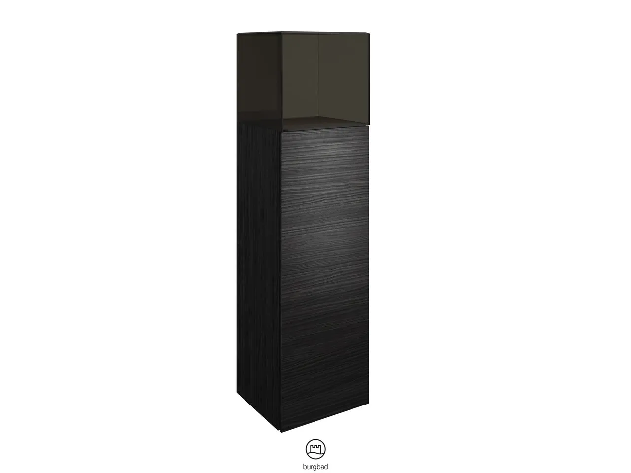 burgbad Hochschrank „Yumo“ 390 × 1280 × 360 mm in Eiche Dekor Cashmere