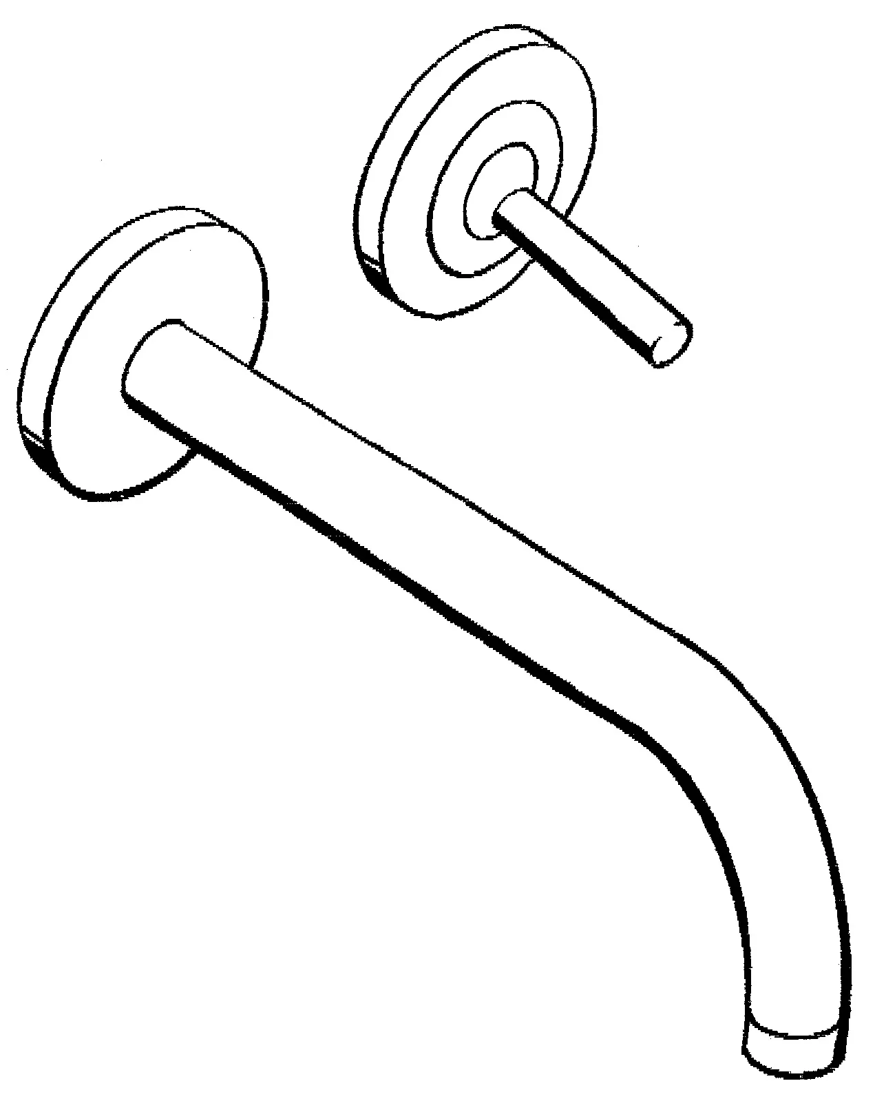 Waschtischmischer Unterputz Axor Uno chrom mit Auslauf 220mm Waschtischmischer Unterputz Axor Uno chrom mit Auslauf 220mm