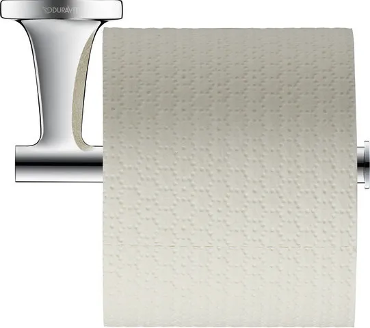 Duravit Toilettenpapierhalter „Starck T“ 15,2 × 7,6 × 5 cm in Befestigung sichtbar Duravit Toilettenpapierhalter „Starck T“ 15,2 × 7,6 × 5 cm in Befestigung sichtbar