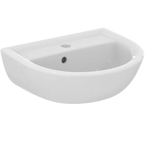 Waschbecken „Eurovit“ 45 × 35 × 15,5 cm, Hahnlochposition mittig Waschbecken „Eurovit“ 45 × 35 × 15,5 cm, Hahnlochposition mittig