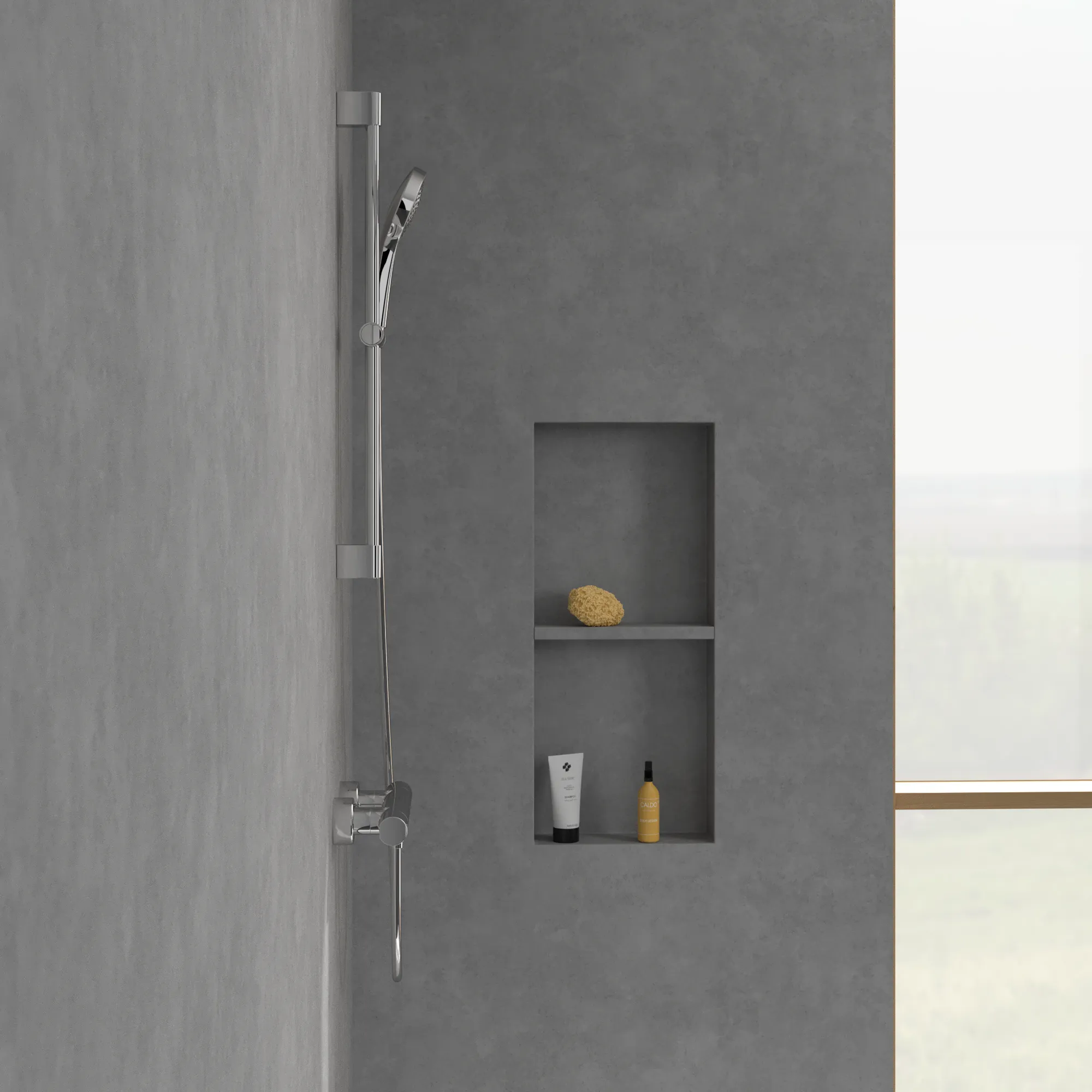 Villeroy & Boch Duschgarnitur „Verve Showers“ mit drei Strahlarten in chrom Villeroy & Boch Duschgarnitur „Verve Showers“ mit drei Strahlarten in chrom