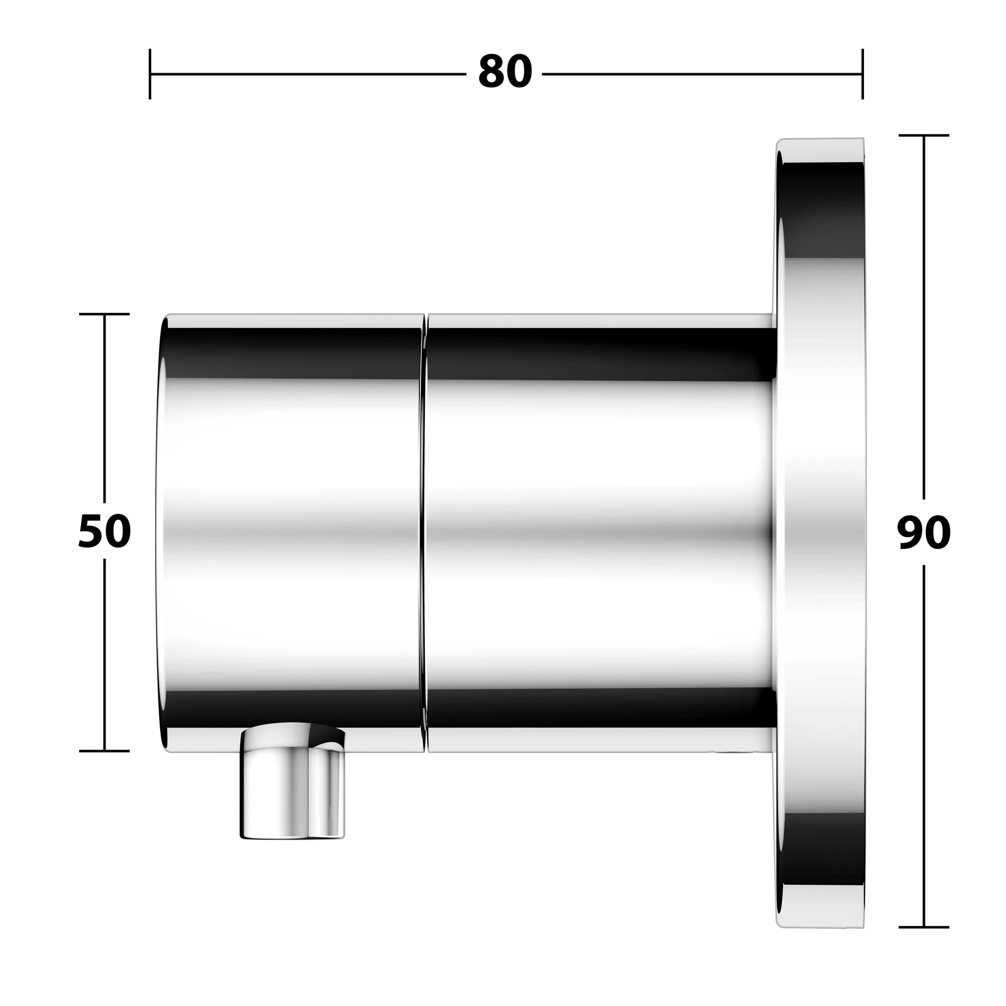 IXMO 59556011001 2-Wege Umstellventil UP DN15 IXMO Comfort, rund verchromt IXMO 59556011001 2-Wege Umstellventil UP DN15 IXMO Comfort, rund verchromt