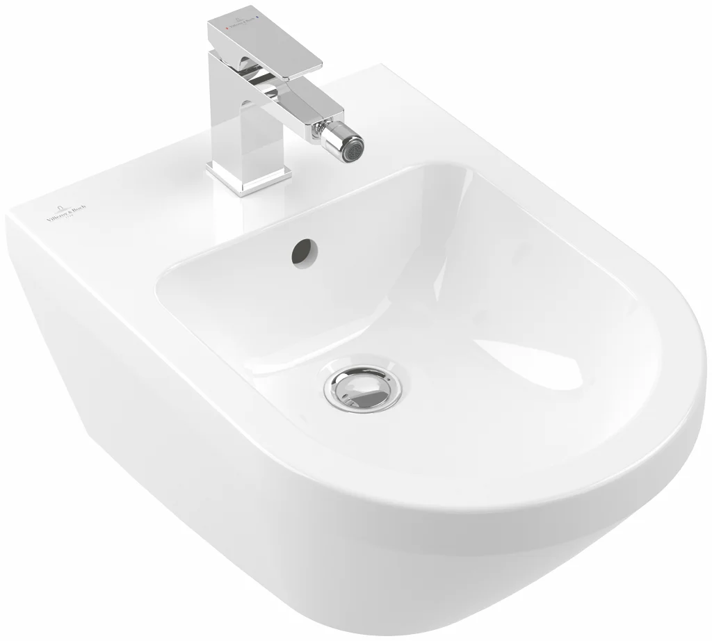 Villeroy & Boch Architectura Bidet wandhängend 772-1 Weiß Alpin
