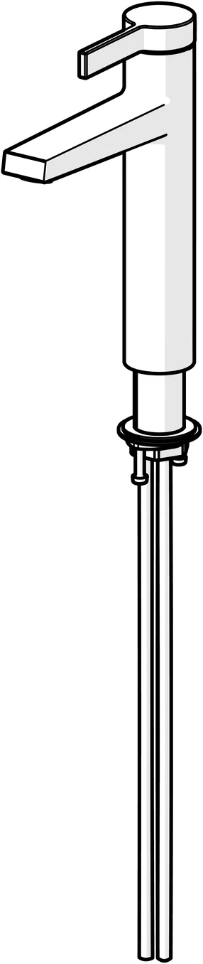HansaLOFT Waschtischarmatur Einhebelmischer HansaLOFT 5756 Kupferrohr Ausladung 143 mm DN15 Chrom HansaLOFT Waschtischarmatur Einhebelmischer HansaLOFT 5756 Kupferrohr Ausladung 143 mm DN15 Chrom