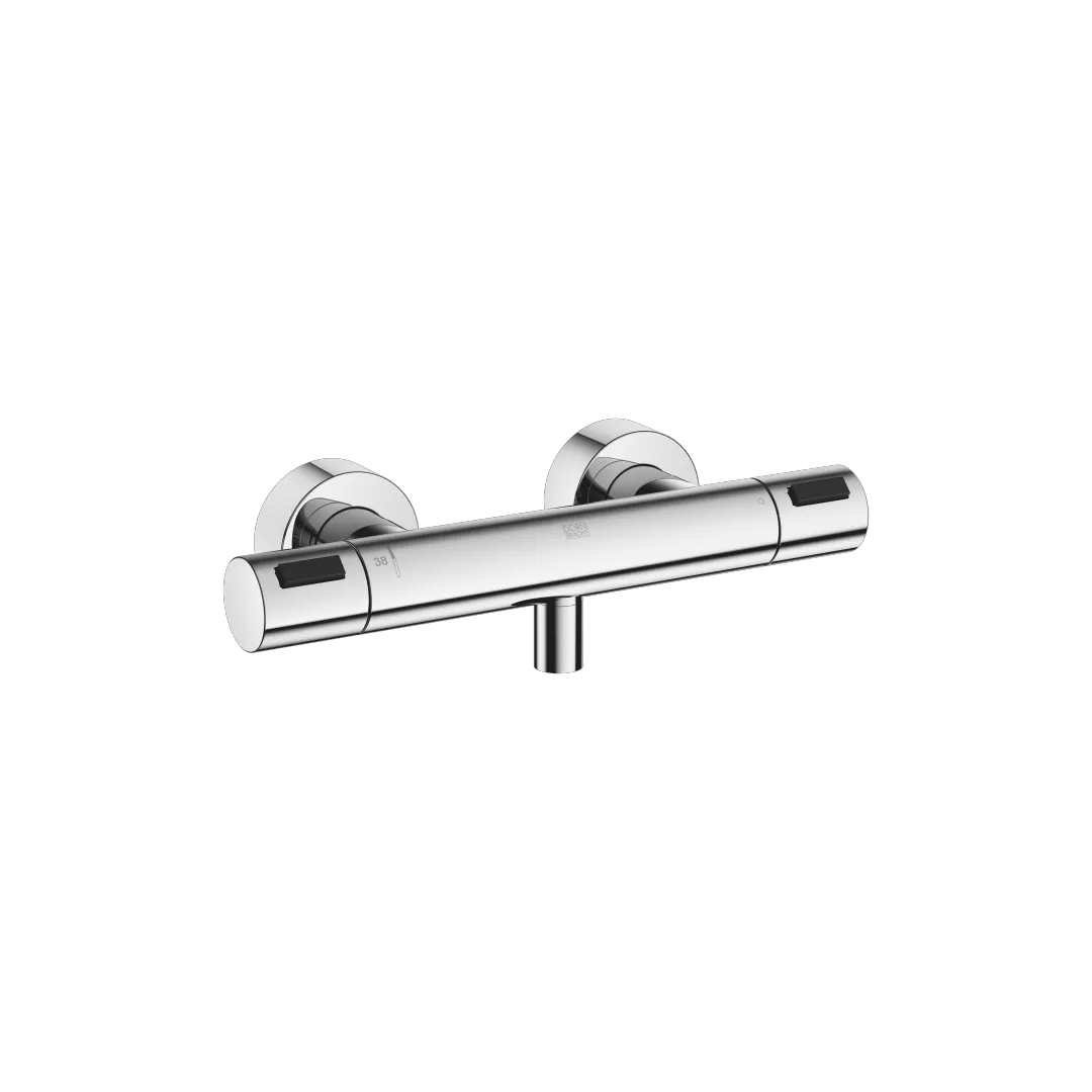 Dornbracht Brause-Thermostat für Wandmontage, Serie SERIENSPEZIFISCH, Chrom, mit Mengenregulierung und FlowReduce-Funktion, Anschluss 1/2", Brauseabgang 3/8"