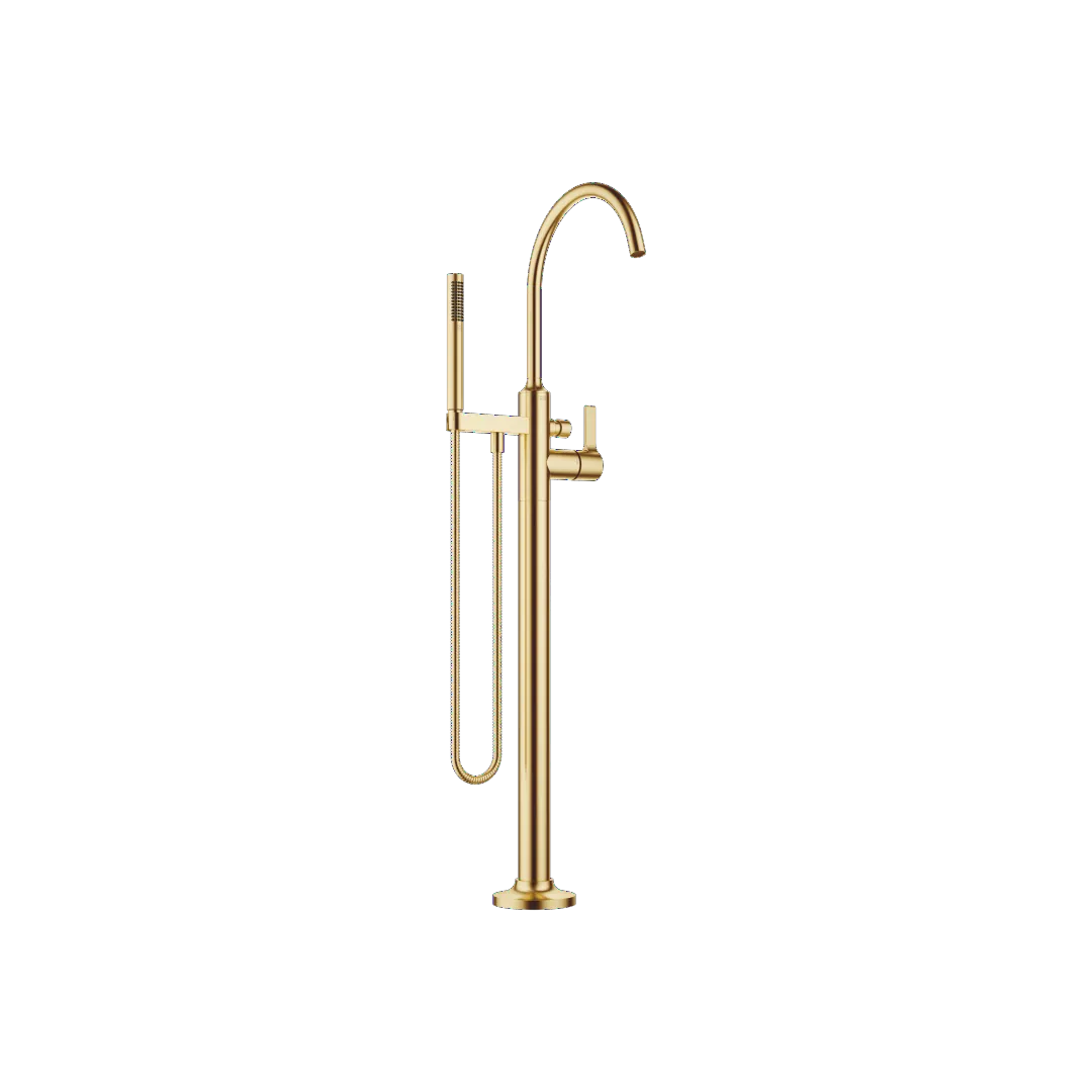 Wannen-Einhandbatterie mit Standrohr für freistehende Montage mit Schlauchbrausegarnitur VAIA Chrom 25863809 Wannen-Einhandbatterie mit Standrohr für freistehende Montage mit Schlauchbrausegarnitur VAIA Chrom 25863809