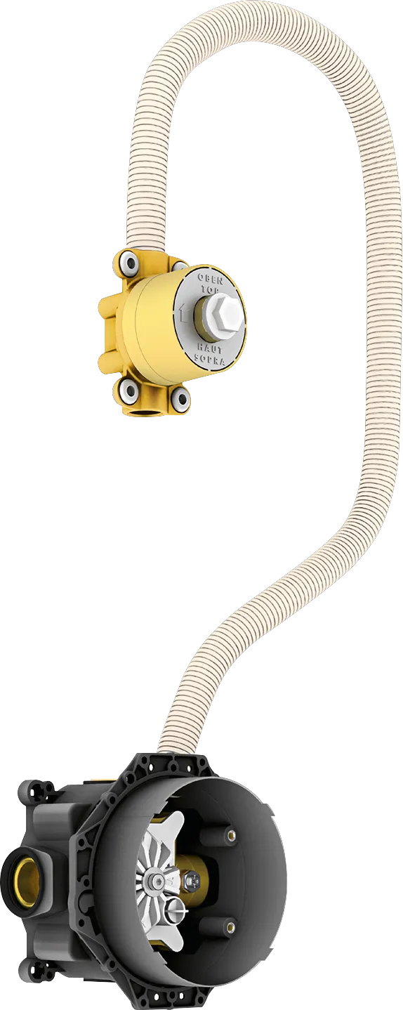 Hansgrohe AXOR Mischer ohne Grundkörper Bonusfähiger Umsatz, Axor Grundkörper für Elektronik-Waschtischmischer Unterputz für Wandmontage, passend für Infrarot Wandauslauf Hansgrohe AXOR Mischer ohne Grundkörper Bonusfähiger Umsatz, Axor Grundkörper für Elektronik-Waschtischmischer Unterputz für Wandmontage, passend für Infrarot Wandauslauf