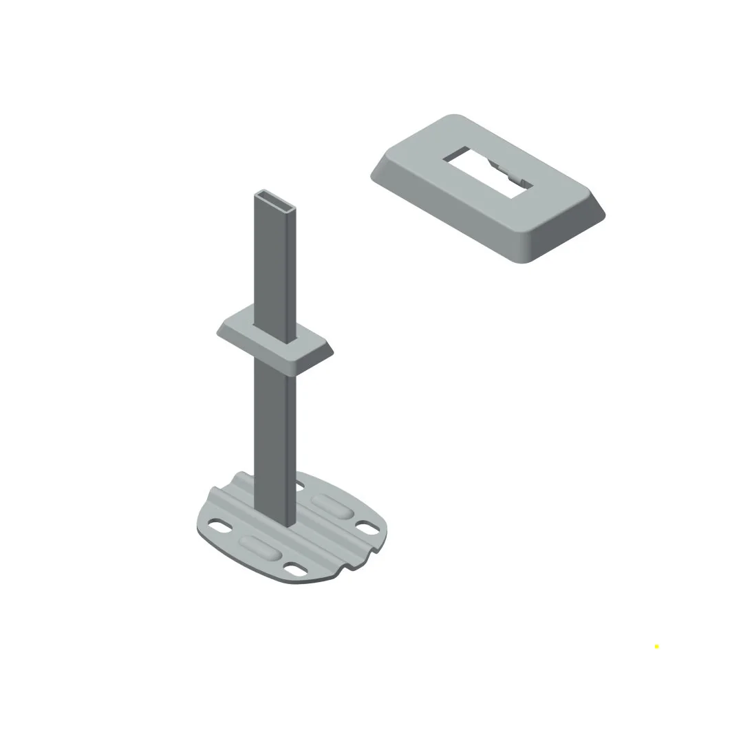 Kermi Abdeckblende für Standkonsolenfuß, Rohbodenmontage, Kunststoff, 30 x 10 mm in weiß Kermi Abdeckblende für Standkonsolenfuß, Rohbodenmontage, Kunststoff, 30 x 10 mm in weiß