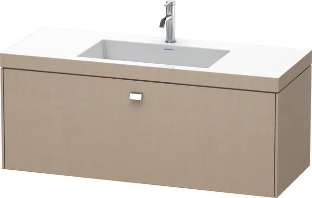 Duravit Waschtischunterschrank wandhängend „Brioso“ 120 × 50,2 × 48 cm in Leinen