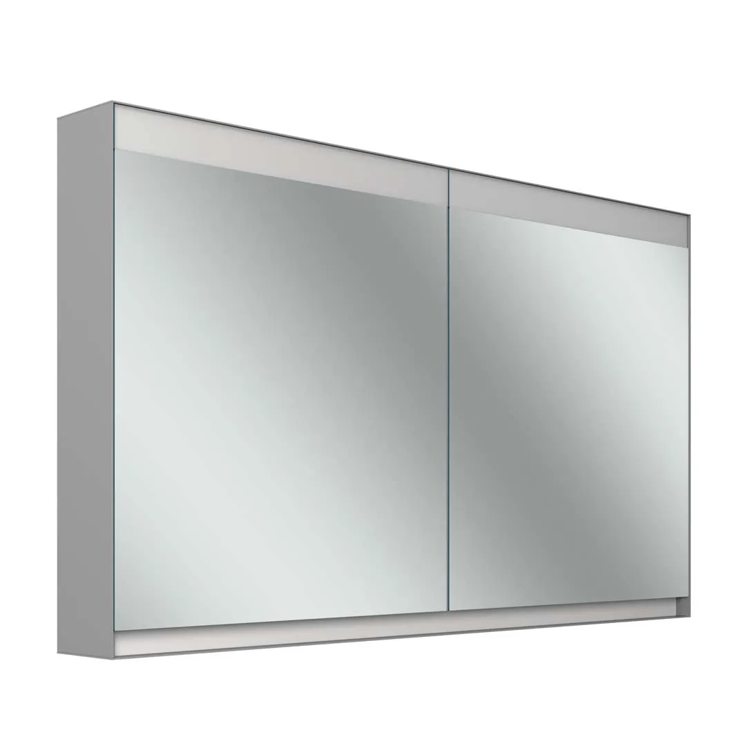 Schneider Spiegelschrank FILO HCL ALS1 130/2/HCL – Weiß, Aluminiumkorpus, LED-Beleuchtung (2000–6500 K), Schweizer Ausführung Schneider Spiegelschrank FILO HCL ALS1 130/2/HCL – Weiß, Aluminiumkorpus, LED-Beleuchtung (2000–6500 K), Schweizer Ausführung