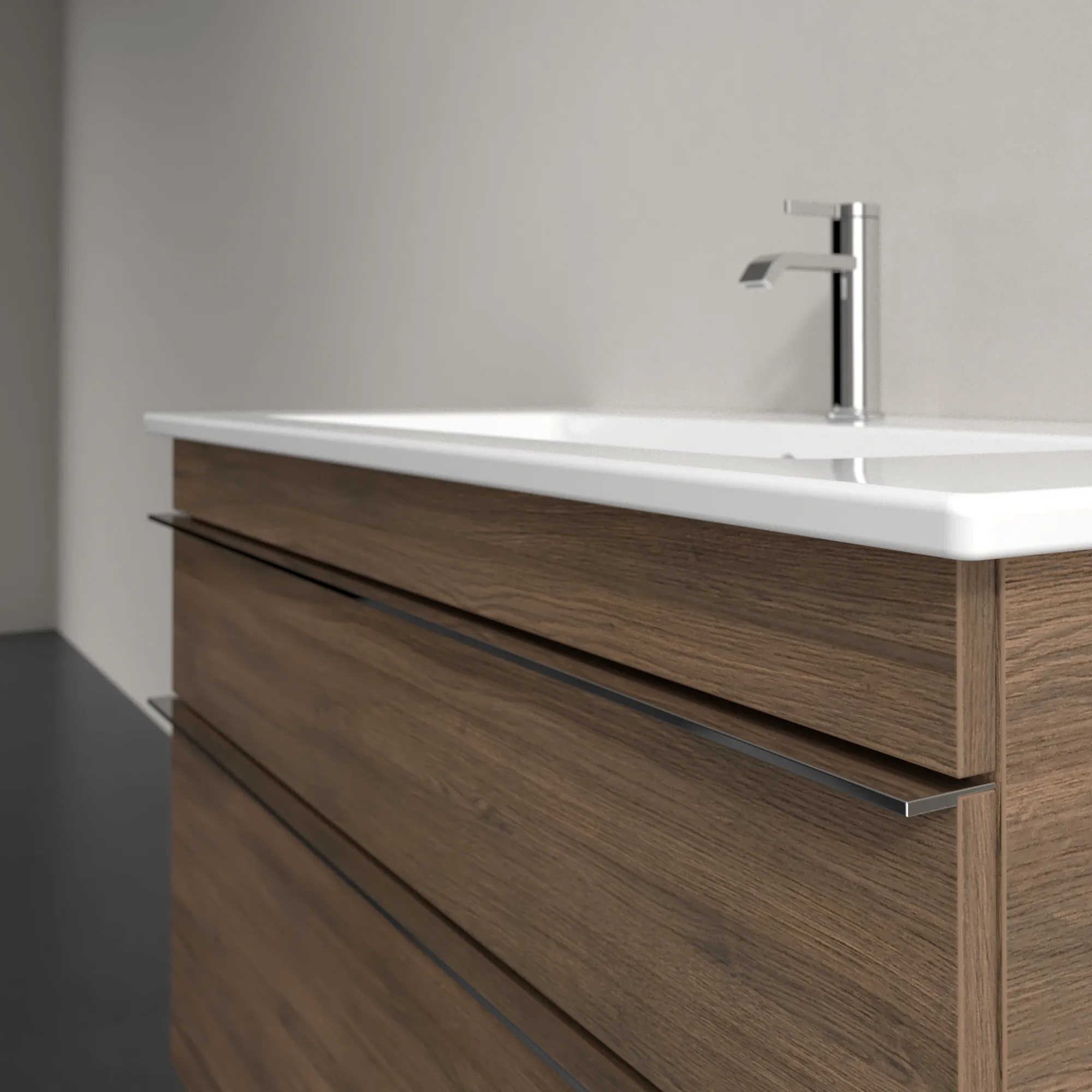 Villeroy & Boch Waschtischunterschrank „Venticello“ für Schrankwaschtisch 953 × 590 × 502 mm Arizona Oak, für Becken mittig Villeroy & Boch Waschtischunterschrank „Venticello“ für Schrankwaschtisch 953 × 590 × 502 mm Arizona Oak, für Becken mittig