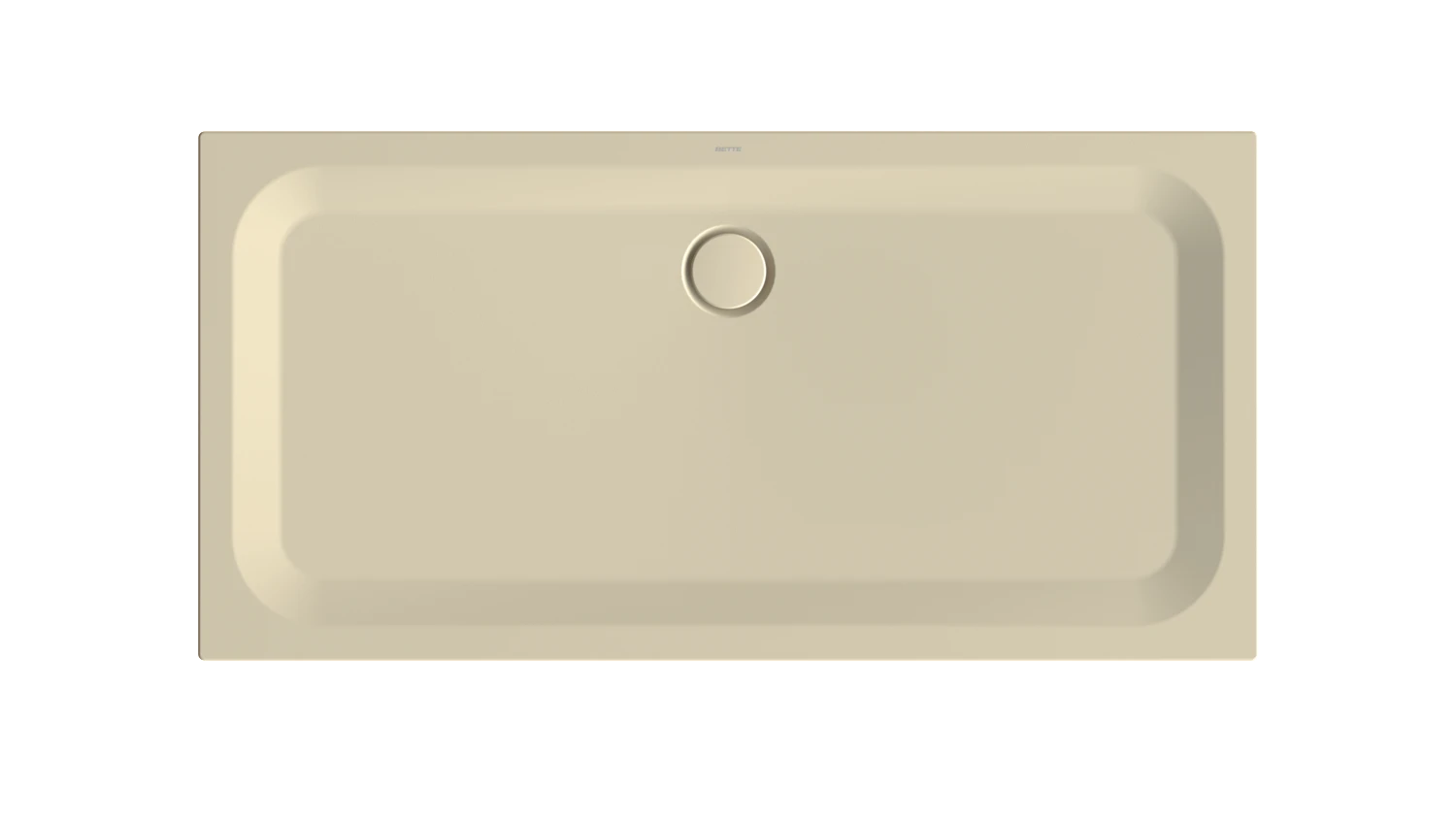 Bette rechteck Duschwanne „BetteUltra“ 1600 × 800 mm ohne Oberflächenbeschichtung, mit BetteGlasur Plus, ohne Wannenträger, in Cream