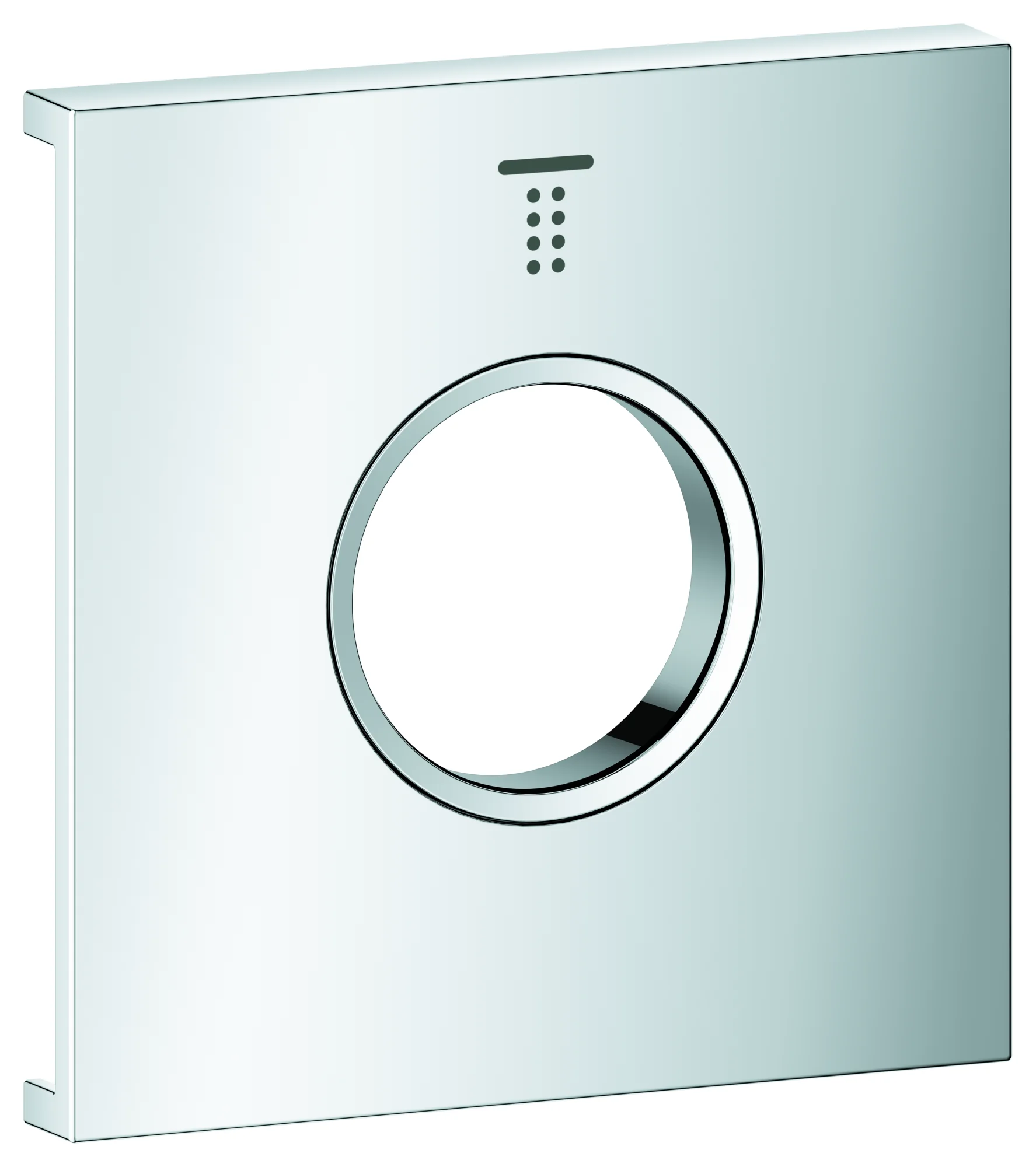 Metallplatte Grohtherm Aqua Tiles 106888, Symbol Kopfbrause 2, für Grohtherm Aqua Tiles Unterputz-Thermostate, chrom