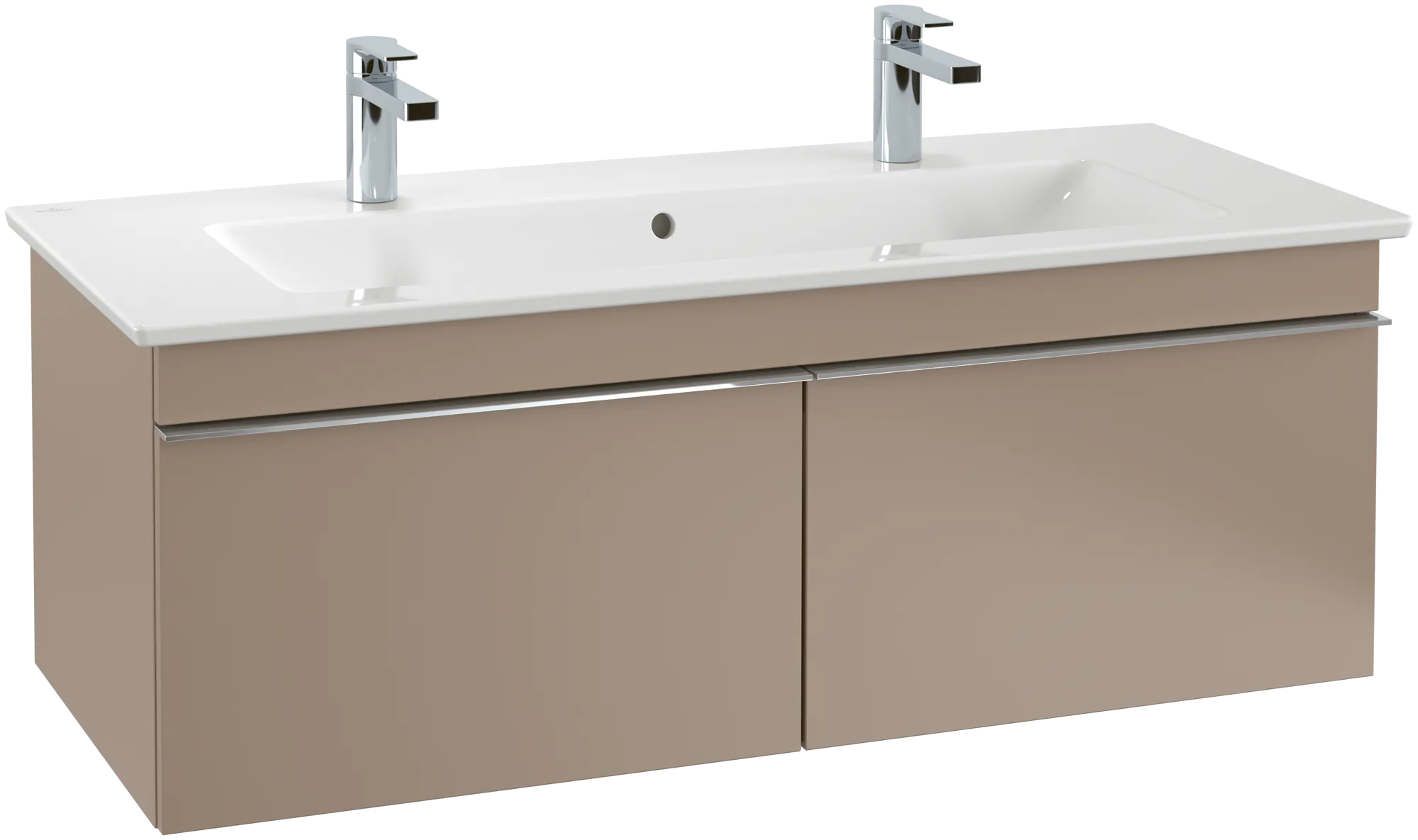 Villeroy & Boch Wandwaschtisch „Venticello“ 1200 × 500 × 175 mm, für Becken mittig, Hahnlochposition links und rechts, mit Hahnlochbohrung in Weiß Alpin Becken: mittig / Farbe: Weiß Alpin / Größe: 120 × 50 cm / Hahnlochbohrung: mit 2×1 Hahnlochbohrung / Hahnlochposition: links und rechts / Oberflächenveredelung: ohne Oberflächenveredelung Villeroy & Boch Wandwaschtisch „Venticello“ 1200 × 500 × 175 mm, für Becken mittig, Hahnlochposition links und rechts, mit Hahnlochbohrung in Weiß Alpin Becken: mittig / Farbe: Weiß Alpin / Größe: 120 × 50 cm / Hahnlochbohrung: mit 2×1 Hahnlochbohrung / Hahnlochposition: links und rechts / Oberflächenveredelung: ohne Oberflächenveredelung