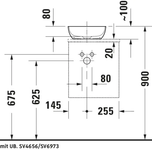 Duravit Waschtischunterschrank „Sivida“ 40 × 44 × 32,5 cm Duravit Waschtischunterschrank „Sivida“ 40 × 44 × 32,5 cm