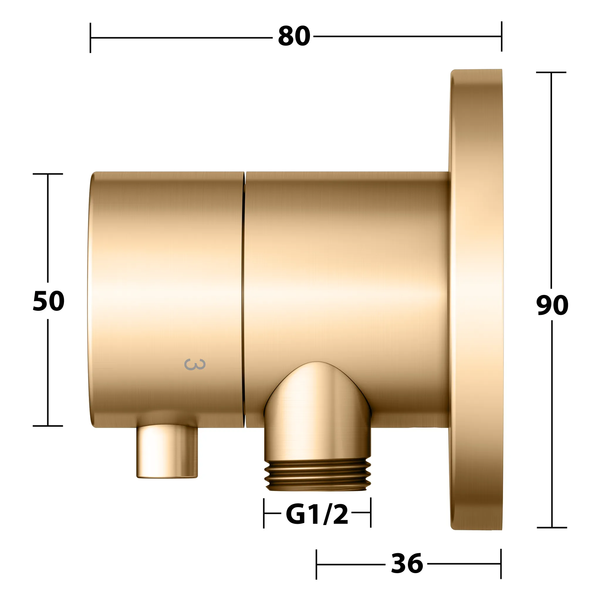 IXMO 3-Wege Umstellventil UP DN15 IXMO Comfort, rund Messing geb. IXMO 3-Wege Umstellventil UP DN15 IXMO Comfort, rund Messing geb.