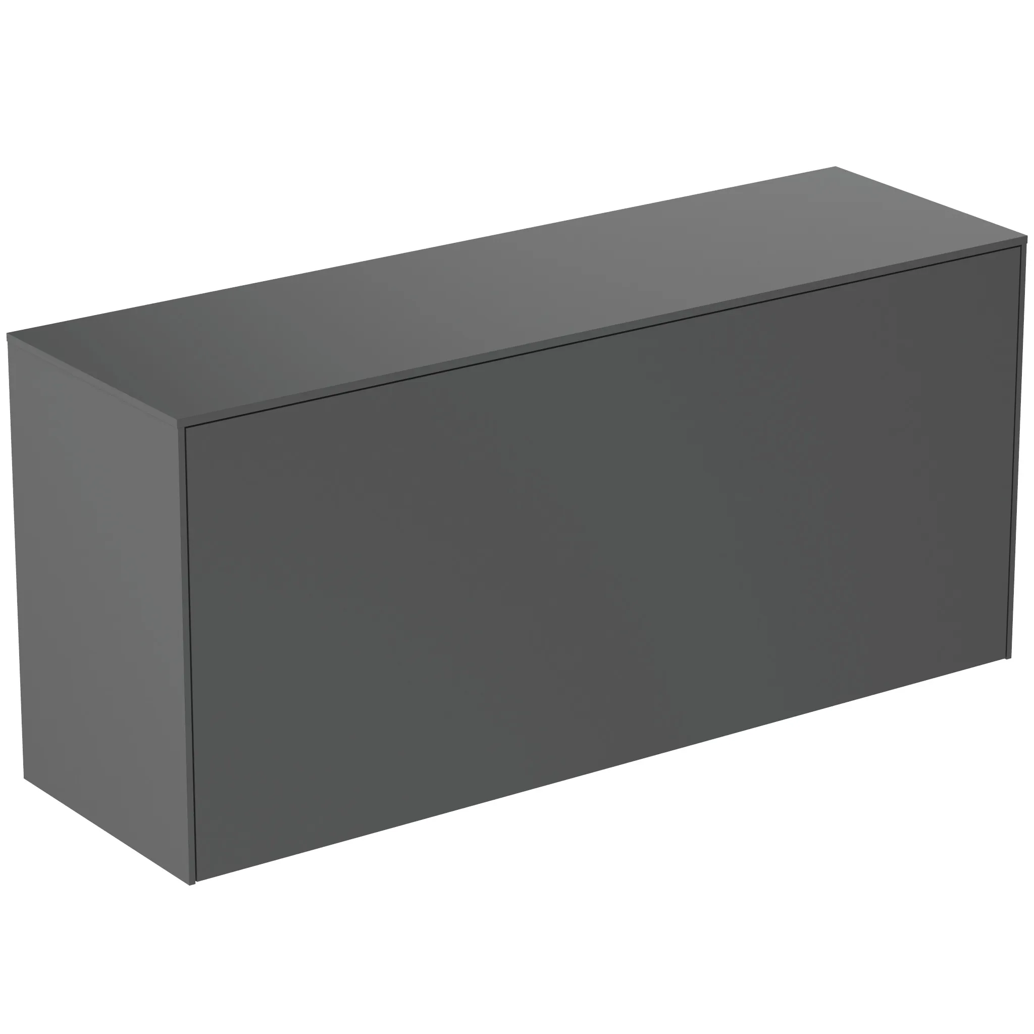 Ideal Standard Conca Waschtischunterschrank, Anthrazit matt, 1 Auszug, Push-Open mit Softclose, 1202x373x550 mm