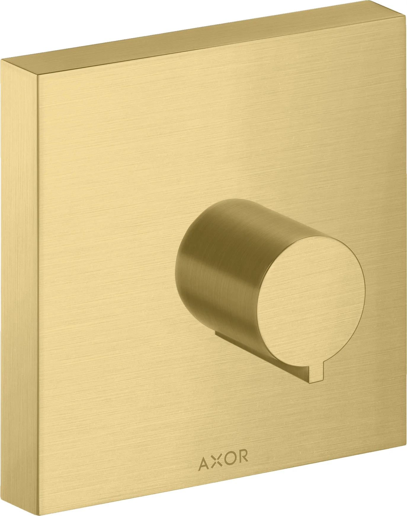 Hansgrohe AXOR ShowerSolutions Absperrventil Unterputz eckig Brushed Gold Optic DN15/DN20