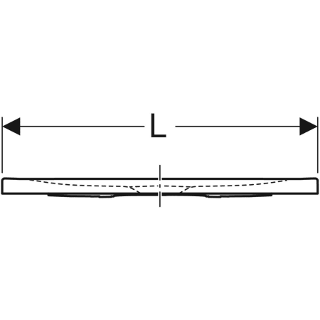 Nemea Rechteckduschwanne: L=90cm, B=75cm