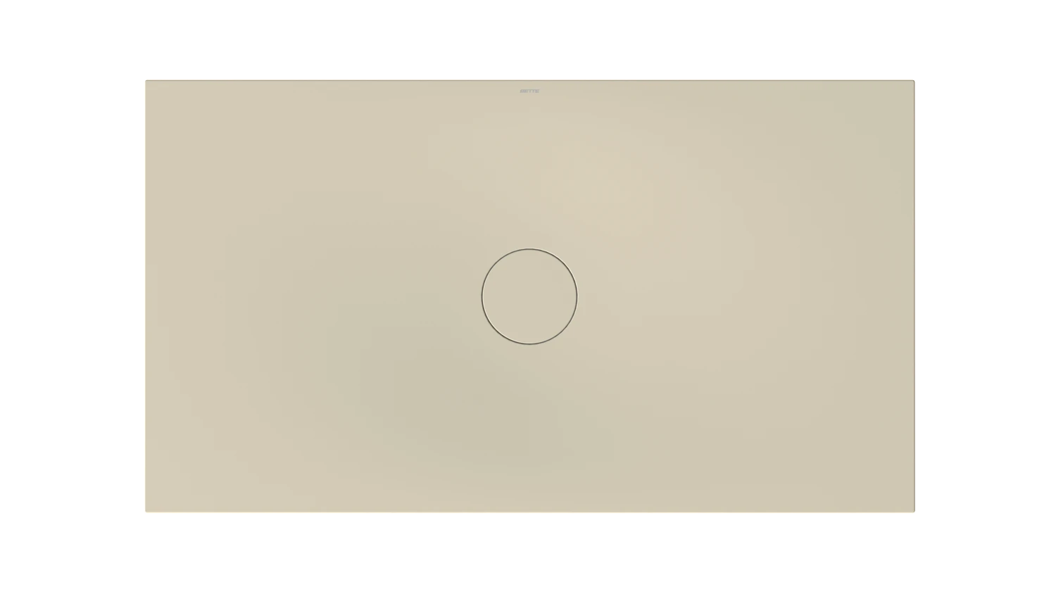 Bette rechteck Duschwanne „BetteAir“ 1600 × 900 mm ohne Oberflächenbeschichtung, mit BetteGlasur Plus, ohne Wannenträger, in Beige