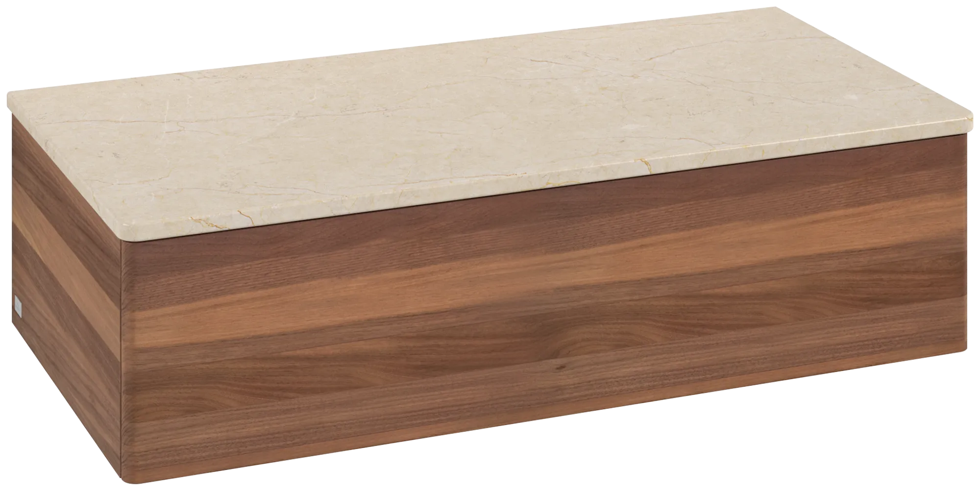 Villeroy & Boch Antao L40 Sideboard, 1000x268x500mm, Warm Walnut / Botticino