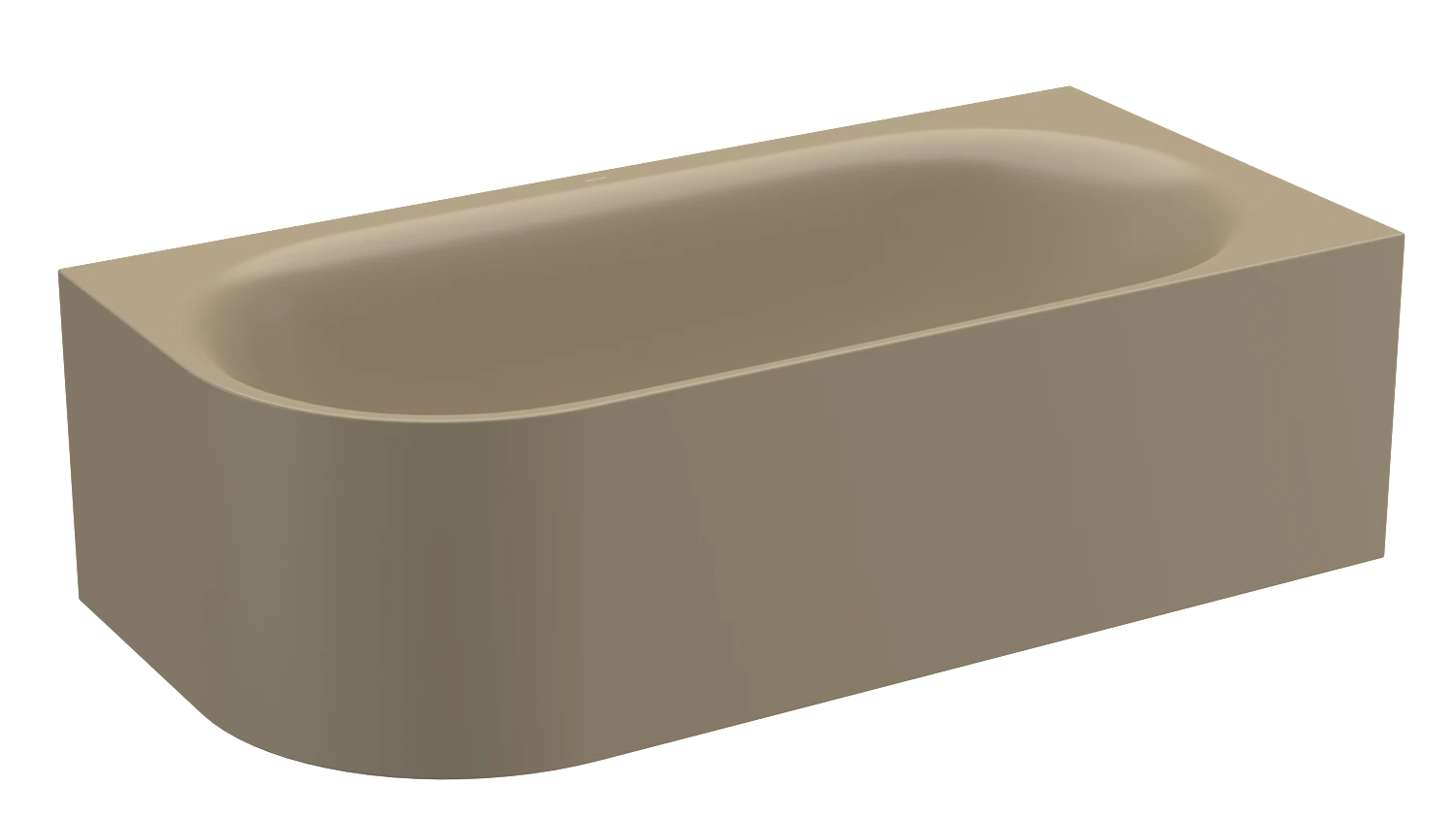 Bette oval Badewanne „BetteLux Oval V Silhouette“ 195 × 95 cm in Hazel