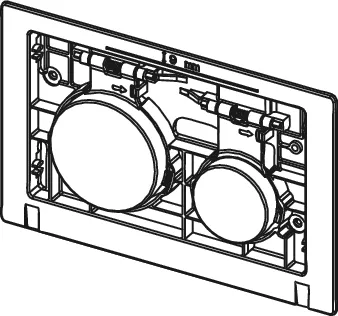 loop Betätigungseinheit für WC-Bet., Tasten gold loop Betätigungseinheit für WC-Bet., Tasten gold