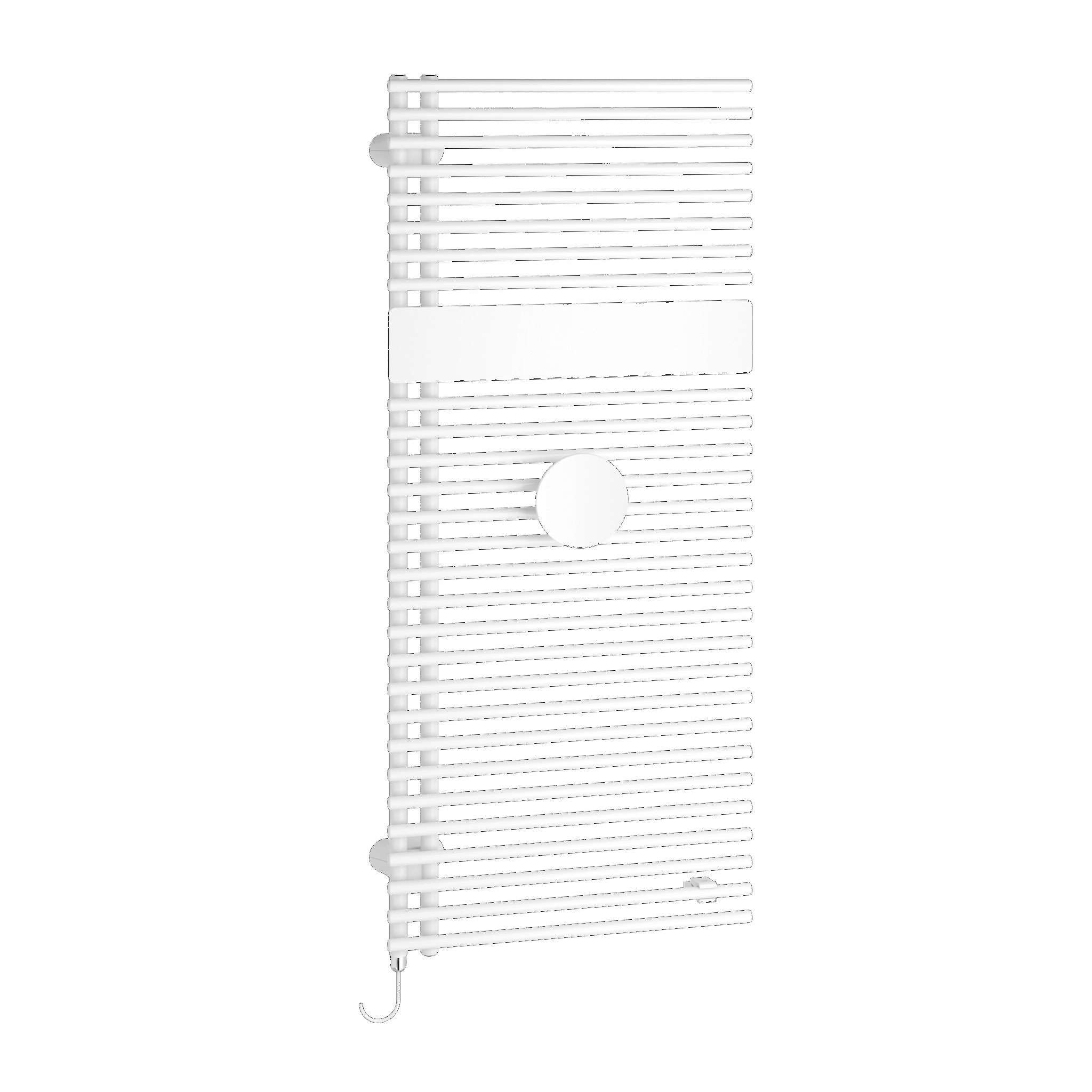 Kermi Design-Elektroheizkörper „Credo® Half® round -E“ 60 × 180 cm in Weiß