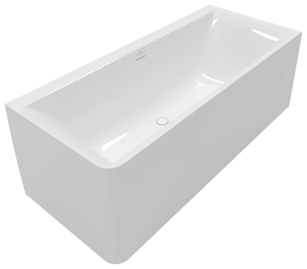 Villeroy & Boch Subway 3.0 Vorwand-Badewanne, Eckausführung rechts, 1800 x 800 mm, Höhe 495 mm, glänzend weiß Alpin, 219 Liter Fassungsvermögen, Mittelablauf, SilentFlow-frei Villeroy & Boch Subway 3.0 Vorwand-Badewanne, Eckausführung rechts, 1800 x 800 mm, Höhe 495 mm, glänzend weiß Alpin, 219 Liter Fassungsvermögen, Mittelablauf, SilentFlow-frei