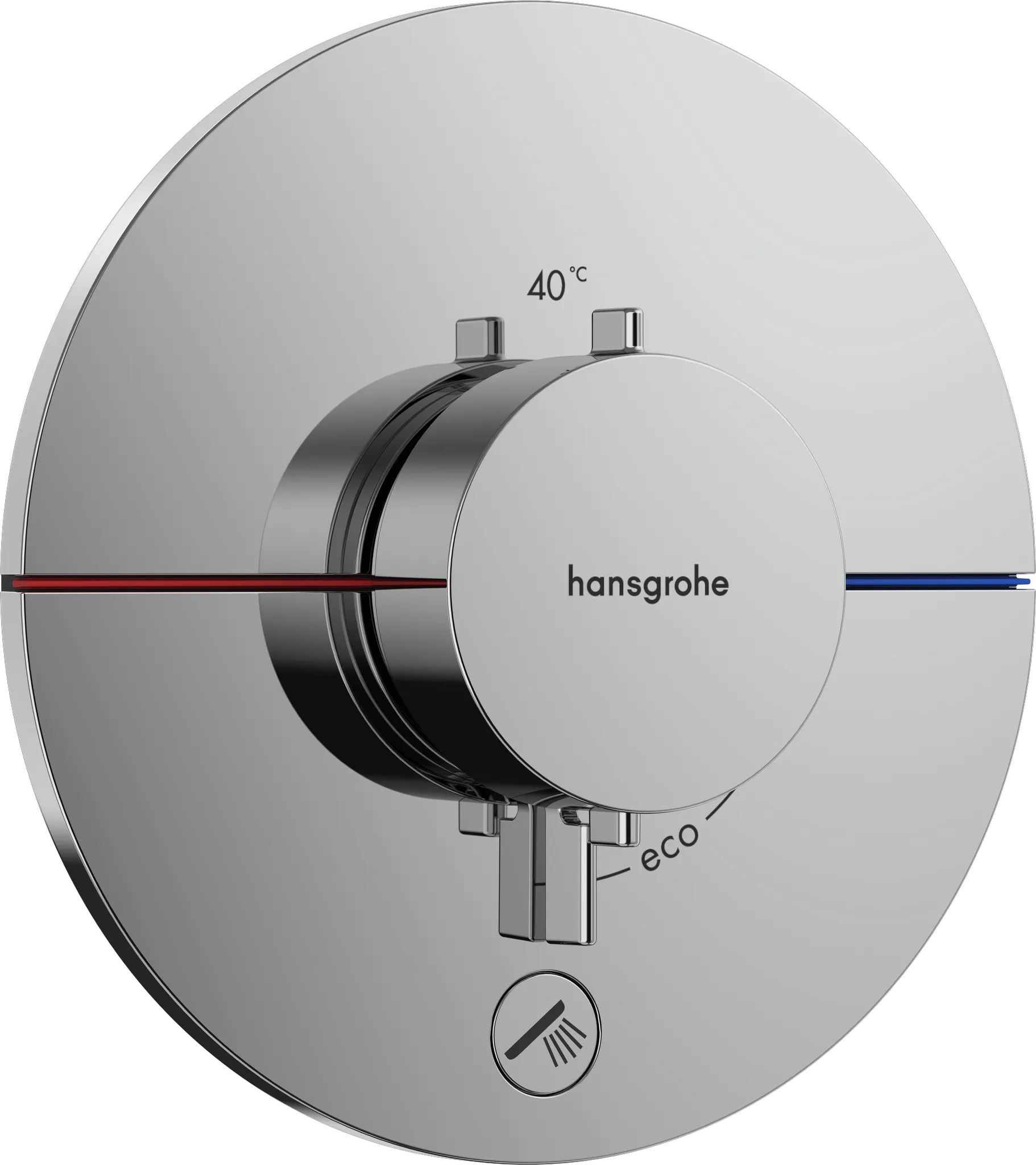 ShowerSelect Comfort S Thermostat Unterputz für 1 Verbraucher und einen zusätzlichen Abgang Chrom Farbe: Chrom ShowerSelect Comfort S Thermostat Unterputz für 1 Verbraucher und einen zusätzlichen Abgang Chrom Farbe: Chrom