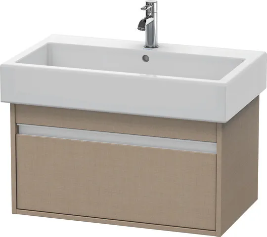 Duravit Waschtischunterschrank wandhängend „Ketho“ 75 × 41 × 44 cm Leinen