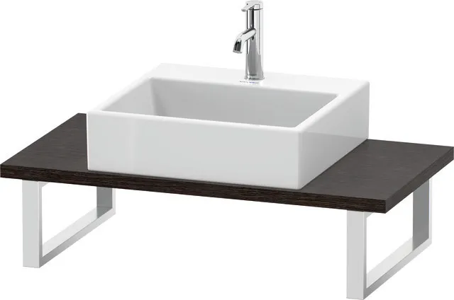 Duravit Konsole „L-Cube“ in Eiche Dunkel gebürstet