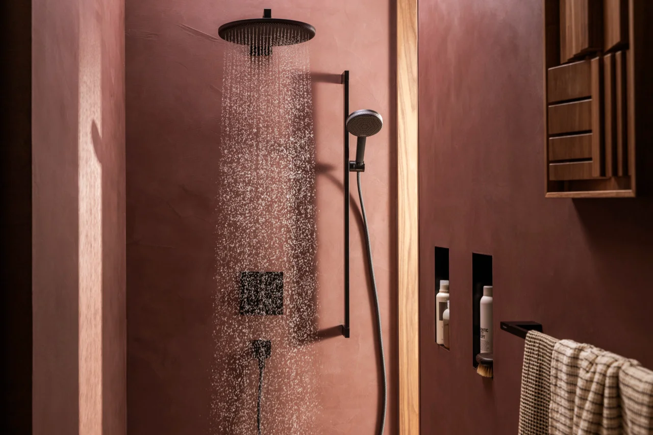 Hansgrohe XtraStoris Minimalistic Wandnische rahmenlos, Mattschwarz, 300 x 150 x 100 mm