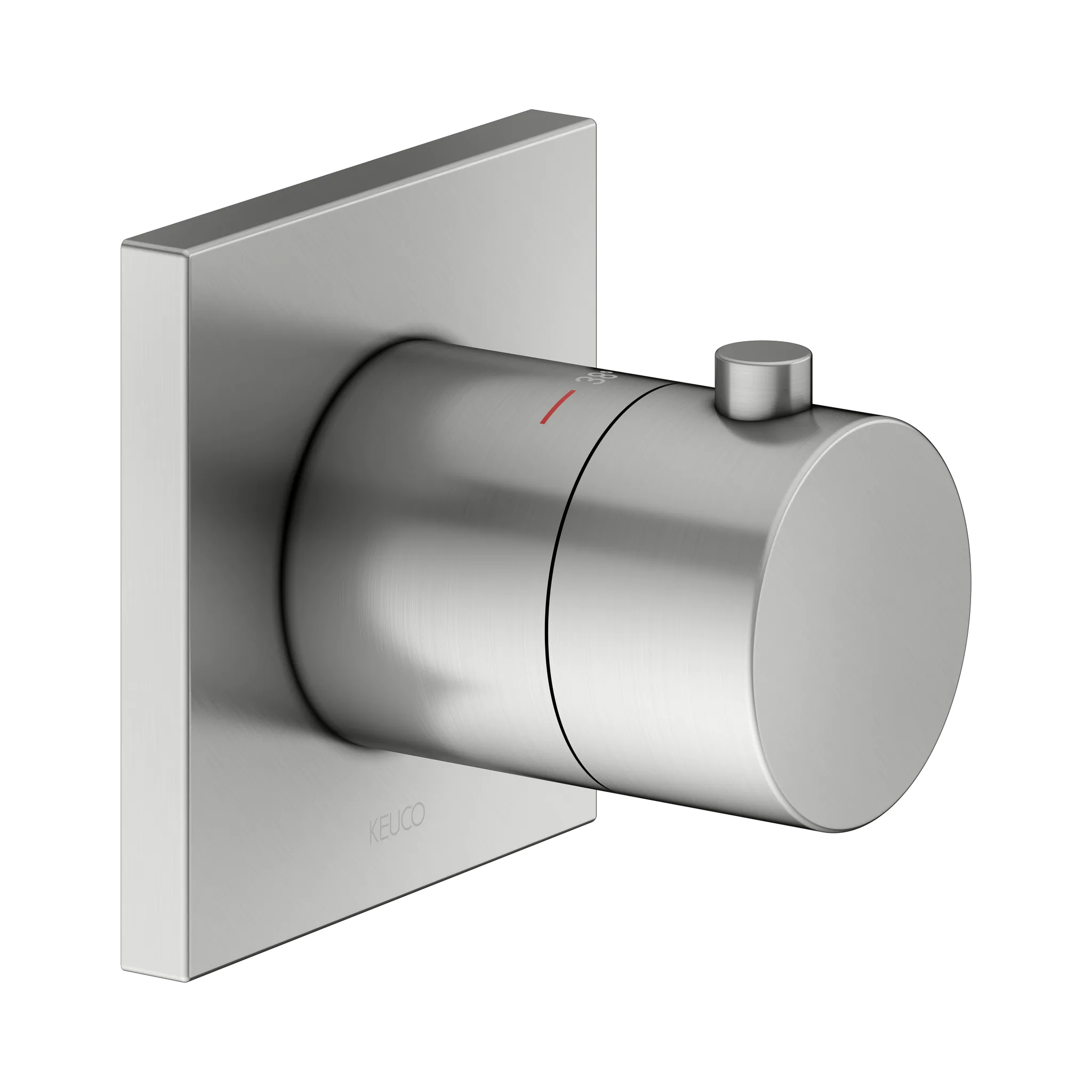 KEUCO IXMO Thermostatarmatur Unterputz eckig Edelstahl-finish KEUCO IXMO Thermostatarmatur Unterputz eckig Edelstahl-finish