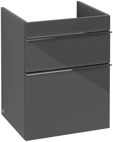 Villeroy & Boch Waschtischunterschrank „Venticello“ für Schrankwaschtisch 466 × 590 × 425 mm Glossy Grey, für Becken mittig