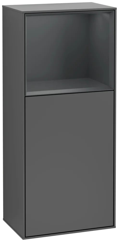 Villeroy & Boch Finion Seitenschrank F50 418x936x270mm anthrazit/midnightblue Villeroy & Boch Finion Seitenschrank F50 418x936x270mm anthrazit/midnightblue