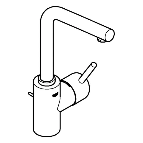 Grohe Concetto Einhand-Waschtischbatterie, L-Size, chrom Grohe Concetto Einhand-Waschtischbatterie, L-Size, chrom