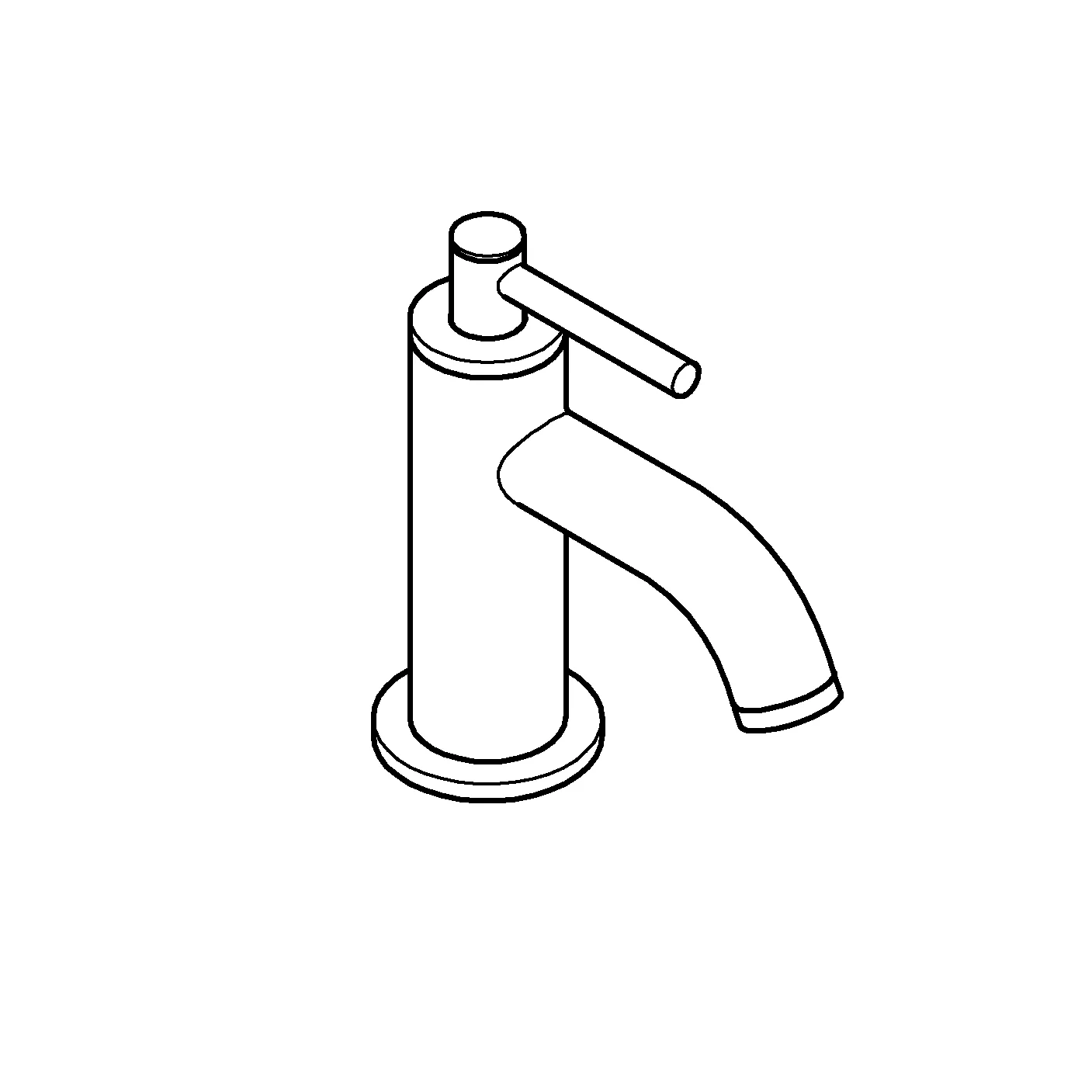 Standventil Atrio 20658, XS-Size, mit Hebelgriff, chrom Standventil Atrio 20658, XS-Size, mit Hebelgriff, chrom