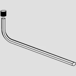 SANIT Sicherungsschraube und Schlüssel SANIT Sicherungsschraube und Schlüssel