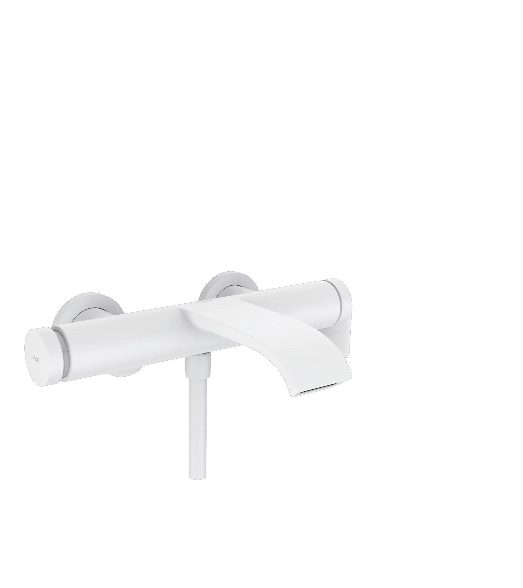 Hansgrohe Vivenis Einhebel-Wannenmischer Aufputz, Mattweiß Hansgrohe Vivenis Einhebel-Wannenmischer Aufputz, Mattweiß