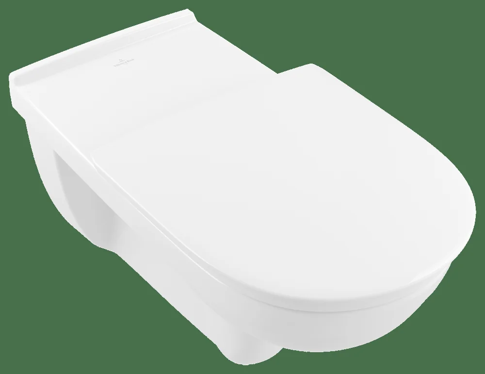 Villeroy & Boch Tiefspül-WC ViCare spülrandlos 4601R0 360x700x344mm Oval wandhängend Weiß Alpin CeramicPlus