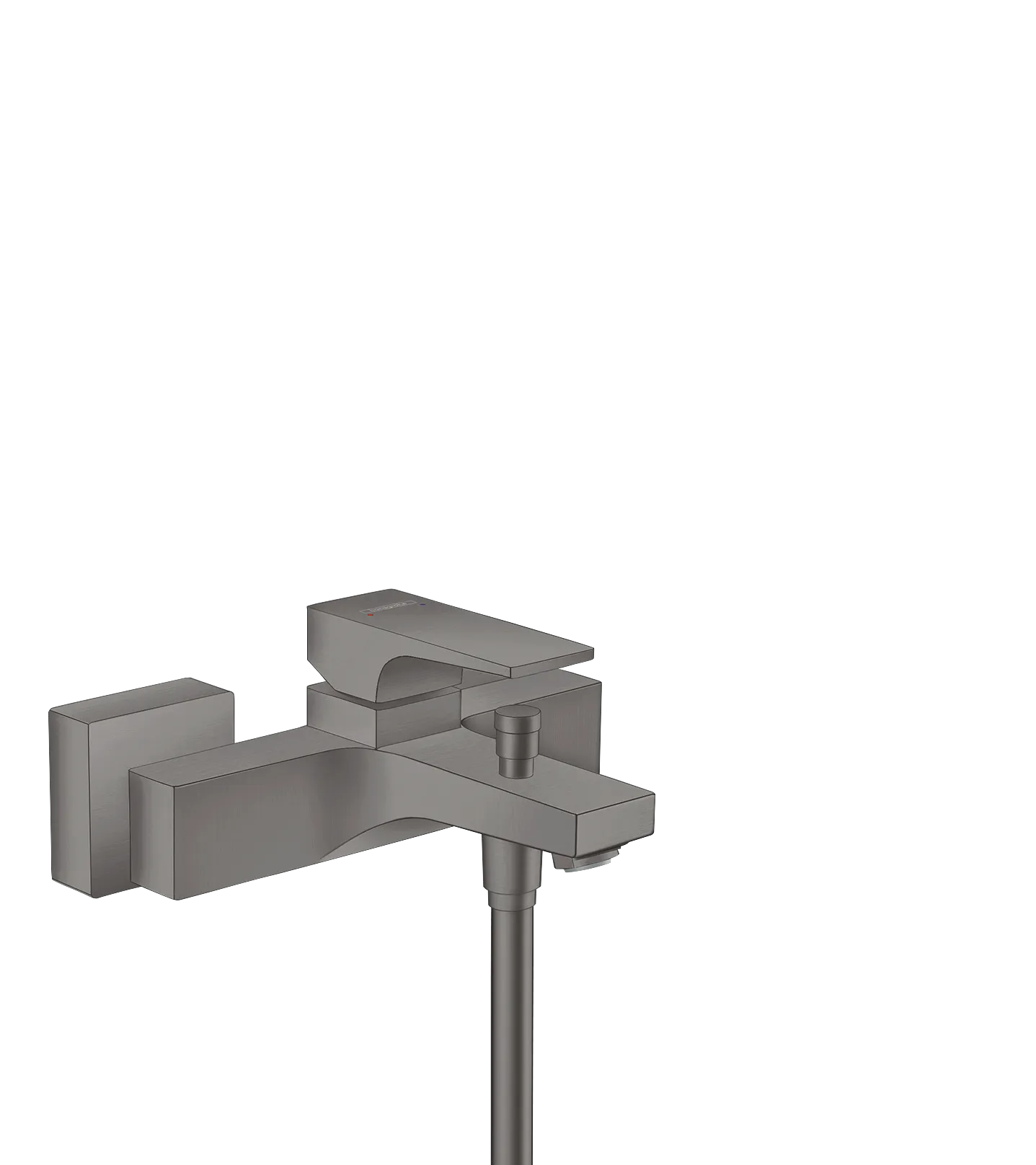 Hansgrohe Metropol Einhebel-Wannenmischer Aufputz, Brushed Black Chrome Hansgrohe Metropol Einhebel-Wannenmischer Aufputz, Brushed Black Chrome