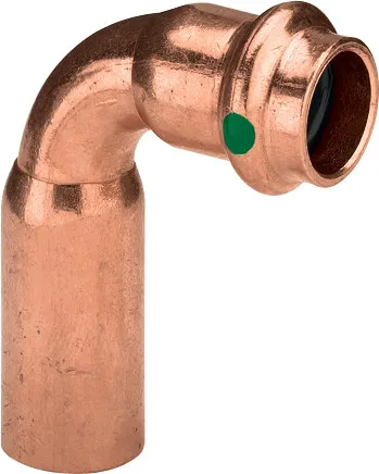 „Profipress“ 90°-Bogen mit 1 Muffe, reduziert 12 × 15 mm „Profipress“ 90°-Bogen mit 1 Muffe, reduziert 12 × 15 mm