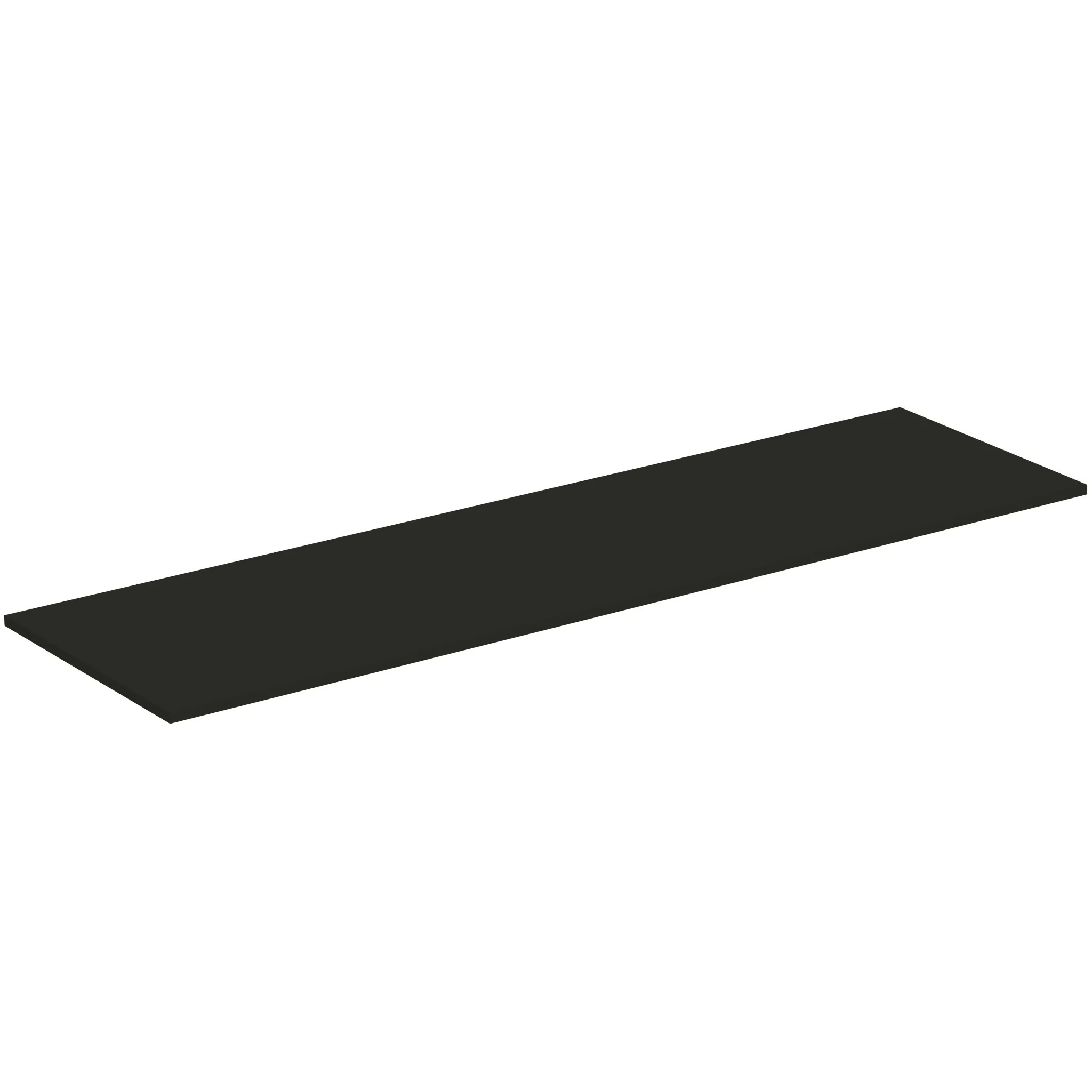 Waschtischplatte i.life B ohne Ausschnitt 1804x506x18mm Weiß matt