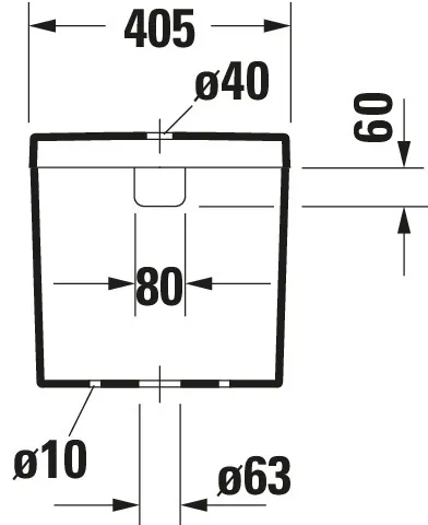 Spülkasten „Darling New“ 40,5 × 39,5 × 16 cm Spülkasten „Darling New“ 40,5 × 39,5 × 16 cm