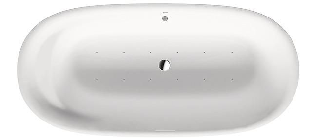 Duravit Whirlwanne „Cape Cod“ freistehend oval 185,5 × 88,5 cm 