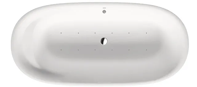 Duravit Whirlwanne „Cape Cod“ freistehend oval 1855 × 885 mm mit Air-System, in Weiß (matt) Duravit Whirlwanne „Cape Cod“ freistehend oval 1855 × 885 mm mit Air-System, in Weiß (matt)