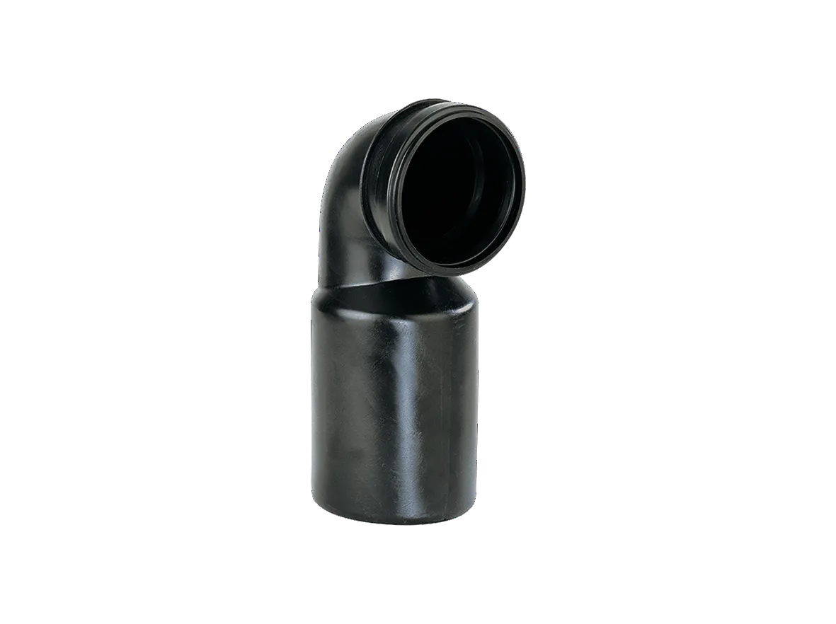Wand-WC-Bogen 88, 90 Grad, DN 90 x DN 100